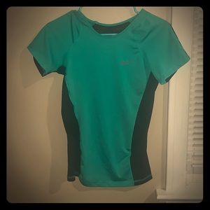 Green Nike dry fit exercise top!
